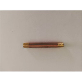 Everbilt 1/4 in. x 4 in. Brass Nipple (10-Pack)