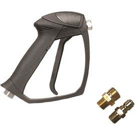 Professional Spray Gun with 1/4 in. FNPT Outlet Connection for Hot Water Pressure Washers, M22 and QC Adapters Included