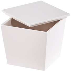 Focus Spa White Collection Cotton Container Melamine (Case of 3)