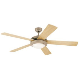 Westinghouse Comet 52 in. Integrated LED Brushed Pewter Ceiling Fan with Light Kit