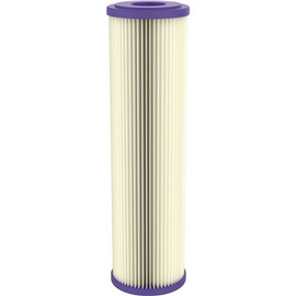 PENTEK ECP20-10 Pleated Cellulose and Polyester 10 in. 20 m. 10 G m. Under Sink Replacement Water Filter Cartridge (24-Pack)