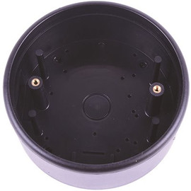 LCN 4-1/2 in. Plastic Black Lexan 2-Gang Surface Mount Jamb Box