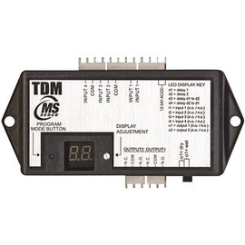 Commander Black Lexan Time Delay Module, 2 Outputs with up to 4 Inputs, Time Delay 0-Seconds to 99 Seconds