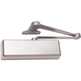 LCN 4040XP Series Size 1 to 6 Sprayed Aluminum Grade 1 Surface Door Closer, Extra Duty Arm, Non-Handed