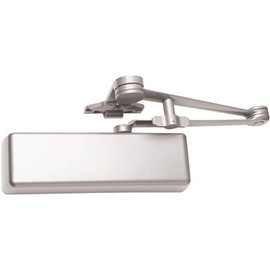 LCN 4030 Series Size 1 to 4 Sprayed Aluminum Grade 1 Surface Door Closer, Hold Open Stop Arm, Right Hand