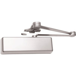 LCN 4030 Series Size 1 to 4 Sprayed Aluminum Grade 1 Surface Door Closer, Spring Stop Arm, Right Hand