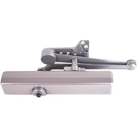 LCN 1460 Series Size 1 to 6 Sprayed Aluminum Grade 1 Surface Door Closer, Spring Stop Arm, Non-Handed