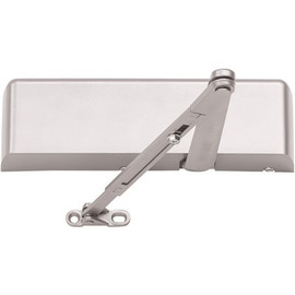 LCN 4020 Series Size 1 to 5 Sprayed Aluminum Grade 1 Surface Door Closer, Regular Arm, Left Hand