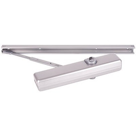 LCN 1460T Series Size 1 to 6 Sprayed Aluminum Grade 1 Surface Door Closer, Standard Track Arm, Non-Handed