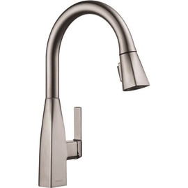 Peerless Xander Single-Handle Pull-Down Sprayer Kitchen Faucet in Stainless