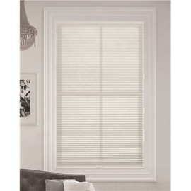 BlindsAvenue Simply White Dove Cordless Light Filtering Single Cell Polyester Cellular Shade 30 in. W x 48 in. L