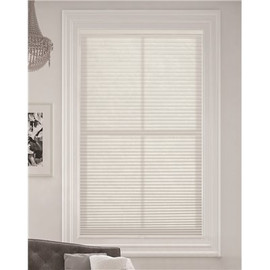 BlindsAvenue Simply White Dove Cordless Light Filtering Single Cell Polyester Cellular Shade 54 in. W x 48 in. L