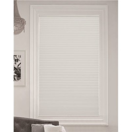 BlindsAvenue Simply White Cordless Blackout Single Cell Polyester Cellular Shade 54 in. W x 48 in. L