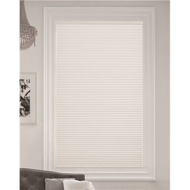 BlindsAvenue Simply White Dove Cordless Blackout Single Cell Polyester Cellular Shade 30 in. W x 72 in. L