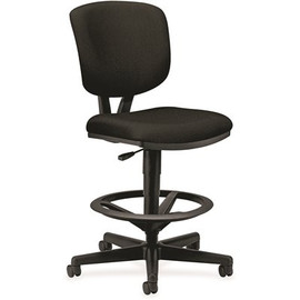 HON Volt Black Black Fabric Task Stool