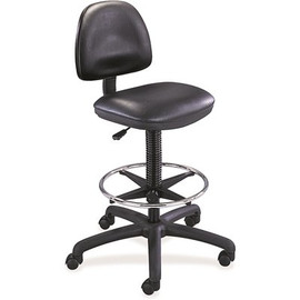 Safco Black Precision Drafting Chair with Extended Height