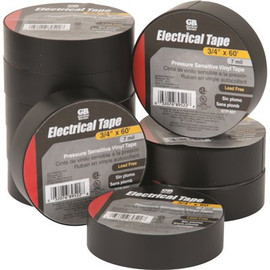 Gardner Bender 3/4 in. x 60 ft. Vinyl Electrical Tape - Black