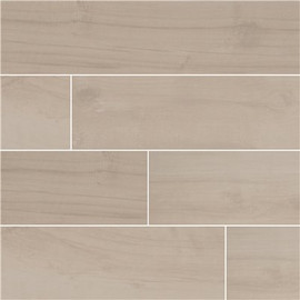 MSI Arbor Bianco 6 in. x 36 in. Matte Porcelain Wood Look Floor and Wall Tile (15 sq. ft./Case)