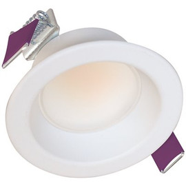 Halo LCR2 2 in. Soft White Selectable CCT Integrated LED Recessed Light with Surface Mount White Trim Retrofit Module