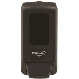 Renown Black Manual Soap Dispenser