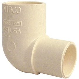 NIBCO, INC. 1 in. CPVC CTS Spigot x Socket 90-Degree Street Elbow Fitting