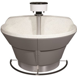 Bradley CLASSIC Engineered Stone 54 in. Single Compartment Half Basin Handwashing Sink