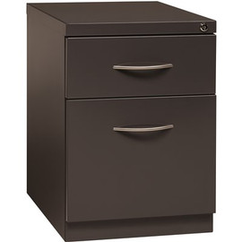 Hirsh 20 in. D Charcoal Mobile Pedestal with Arch Pull