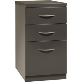 Hirsh 23 in. D Charcoal Mobile Pedestal with Arch Pull