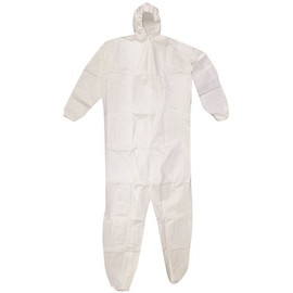 PRIVATE BRAND UNBRANDED SuperTuff 2XL Heavy-Duty Painters Coveralls with Hood, Bulk Pack (25/Case)