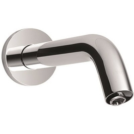 TOTO Helix Wall-Mount EcoPower 0.35 GPM Electronic Touchless Sensor Bathroom Faucet in Polished Chrome