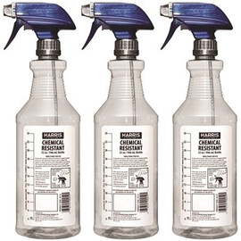 Harris 32 oz. Heavy-Duty Chemical Resistant Pro Spray Bottle (3-Pack)
