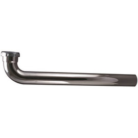 KEENEY 1-1/2 in. x 24 in. 17-Gauge Brass Slip Joint Waste Arm in Chrome