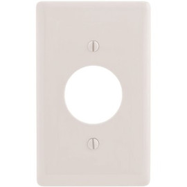 HUBBELL WIRING 1-Gang 1.40 in. Opening Wall Plate - White