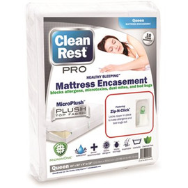 CLEAN REST Pro Encasement Polyester King Mattress Cover (Retail)