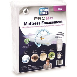 CLEAN REST Pro Max Encasement Polyester King Mattress Cover