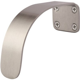 2 in. Satin MicroShield Coated Stainless Steel Hands Free Hospital Pull with 4-1/2 in. Projection, 4-3/8 in. Clearance