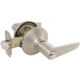 Defiant Olympic Stainless Steel Keyed Entry Door Lever with KW1 Keyway Keyed Differently