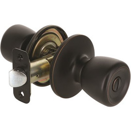 Defiant Waterbury Aged Bronze Bed and Bath Door Knob