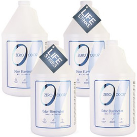 ZERO ODOR 128 oz. Unscented Odor Eliminator Spray (4-Pack)