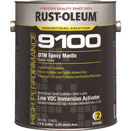 Rust-Oleum 1 gal. 9100 System Part B Clear Oil Based Interior Immersion Activator Paint
