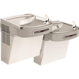 Elkay Hands Free ADA Gray Bi-Level Drinking Fountain