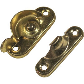 STRYBUC INDUSTRIES Brass Window Sash Lock (2-Pack)