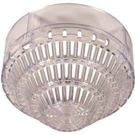 Polycarbonate Clear Smoke Detector Damage Stopper Protective Enclosure Flush Mount with Conduit Spacer