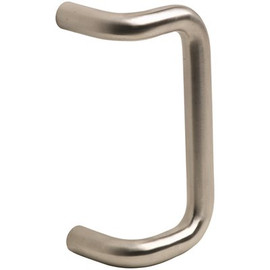 Ives 90-Degree Offset Solid Door Pull in Satin Stainless Steel