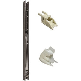 29 in. L Window Channel Balance 2820 with 9/16 in. W x 5/8 in. D Top and Bottom End Brackets Attached