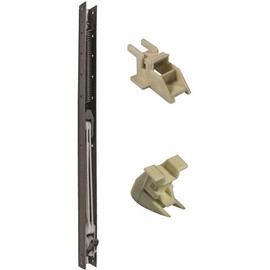 22 in. L Window Channel Balance 2140 with 9/16 in. W x 5/8 in. D Top and Bottom End Brackets Attached