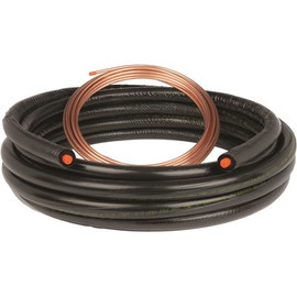 Mueller Streamline 1/4 in. x 1/2 in. x 1/2 in. x 50 ft. Air Conditioner Duraguard UV Mini Split Lineset