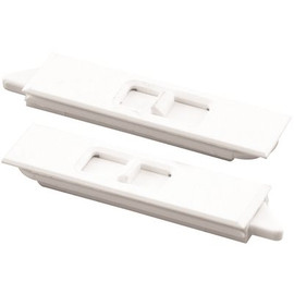 Prime-Line Diecast White Used on Vertical and Horizontal Sliding Windows Sash Lock (2-Pack)