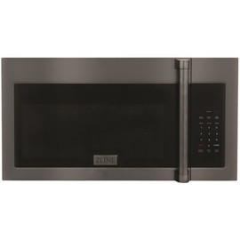 1.5 cu. ft. Over the Range Convection Microwave Oven in Black Stainless Steel with Traditional Handle and Sensor Cooking