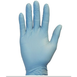 THE SAFETY ZONE Small Thick Blue Nitrile Gloves Bulk (100-Count)